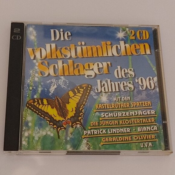 Die Volkstumlichen Schlager Des Jahres '96 Greatest German Hits of 1996 2 CD Set - Picture 1 of 4